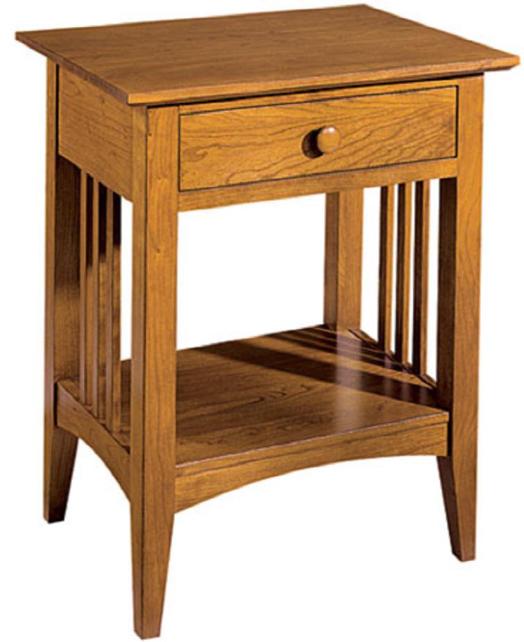 Contemporary Mission Nightstand