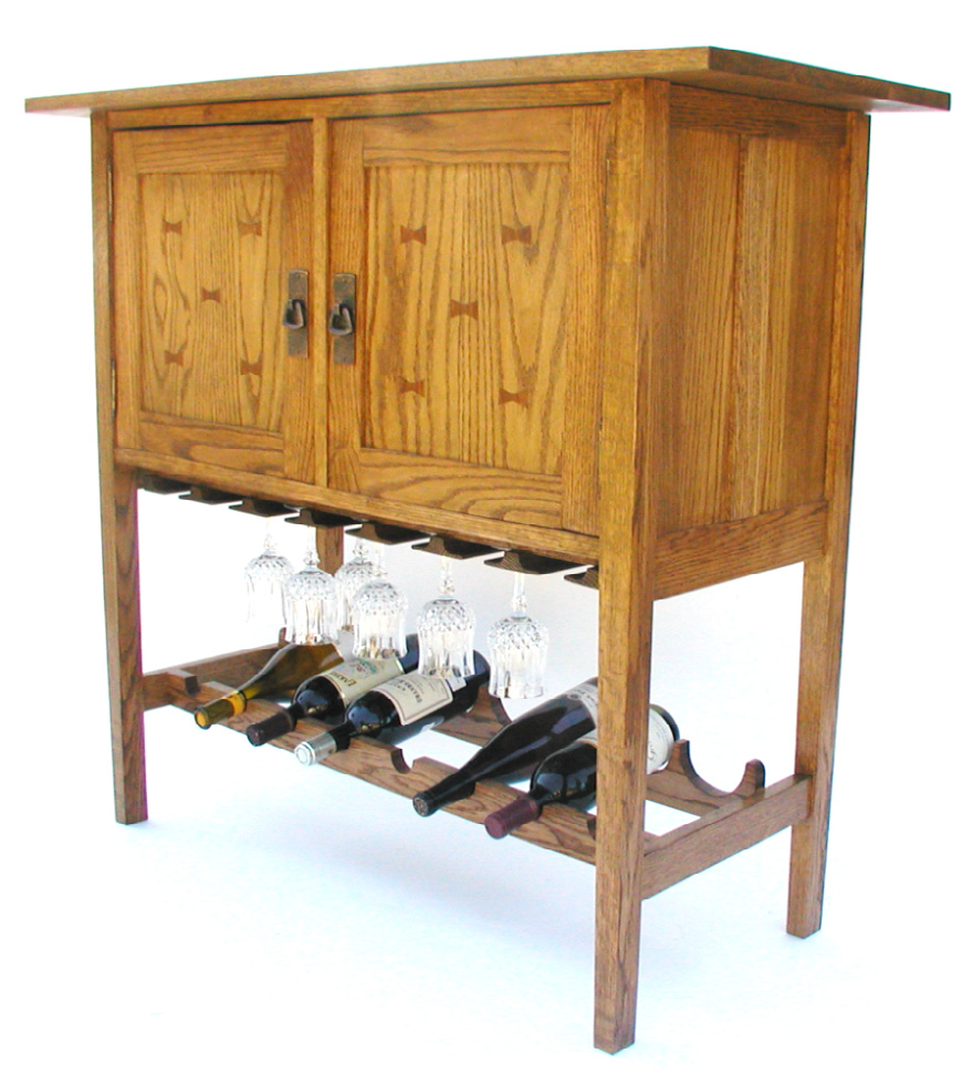 Mission Wine & Spirits Cabinet