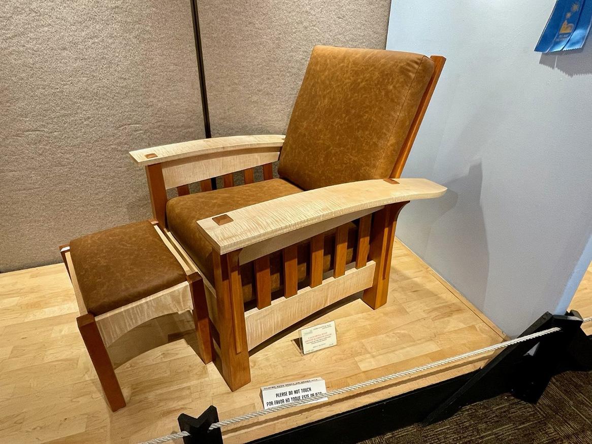 curly maple chair