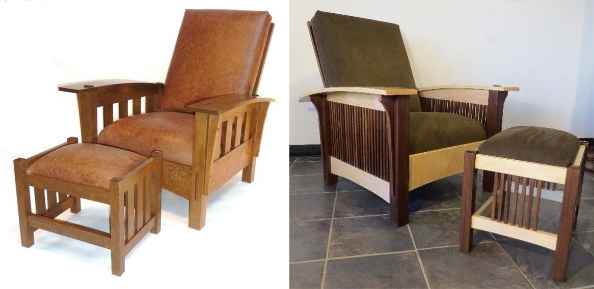 bow arm morris chair