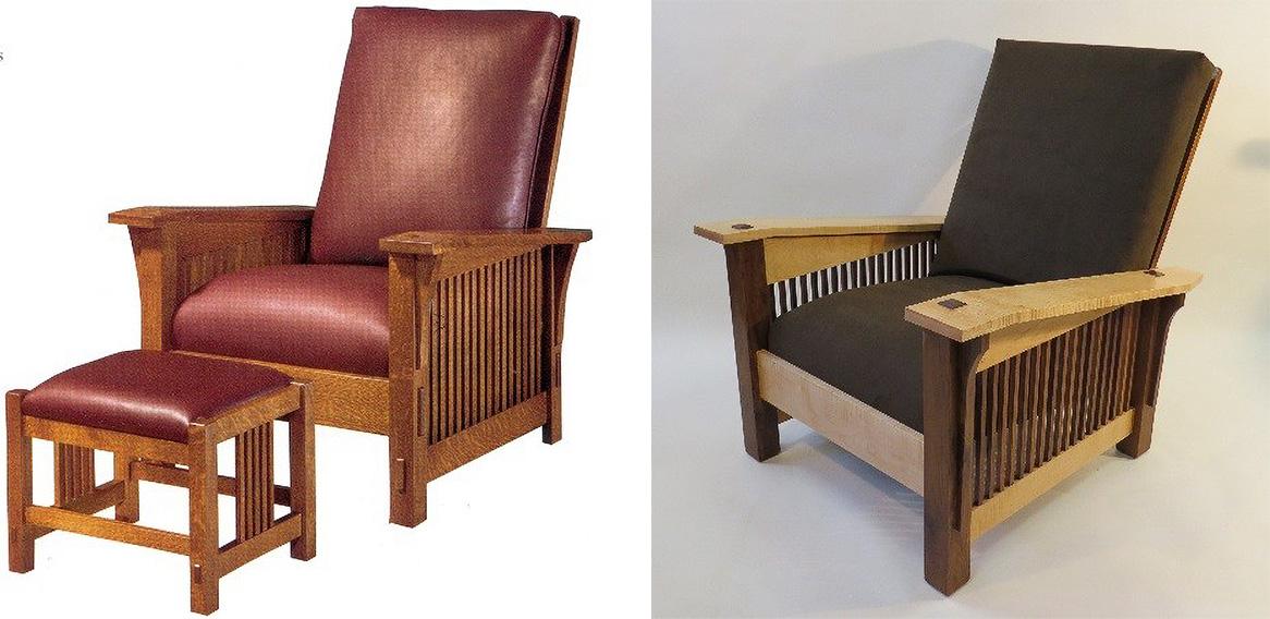 spindle arm morris chair