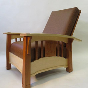 California West Greene & Greene Chair & Footstool