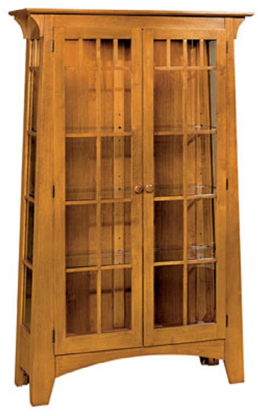 Contemporary Mission Curio Cabinet