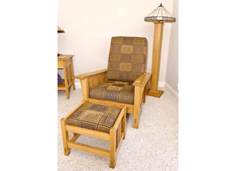 Spindle Arm Morris Chair
