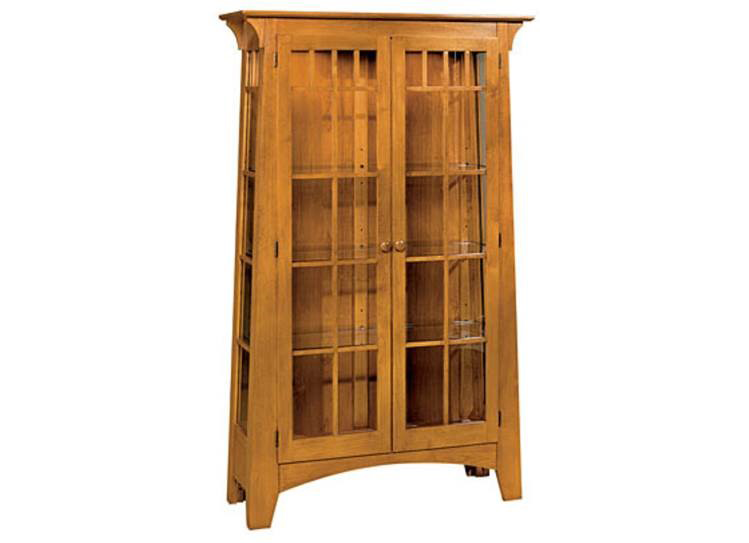 Mission discount curio cabinet
