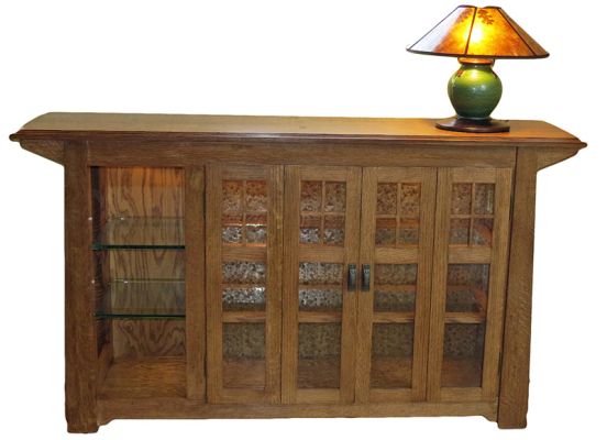 California West Bookcase & Display Cabinet